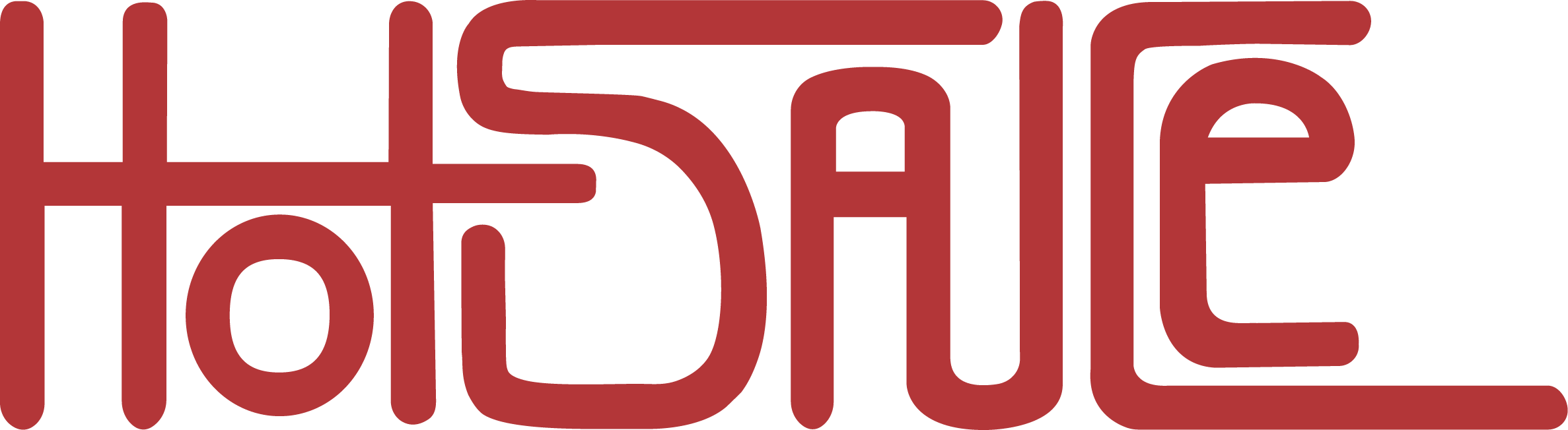 hot sauce vector interlocking lettering.